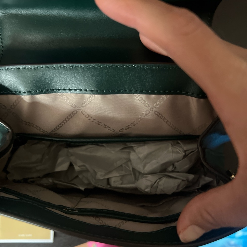 Michael Kors Emerald Green Backpack - Picture 4 of 7